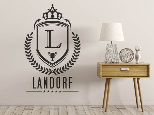 Wandtattoo Landorf Wappen
