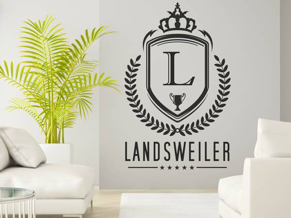 Wandtattoo Landsweiler Wappen
