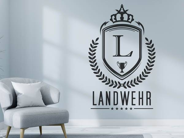 Wandtattoo Landwehr Wappen