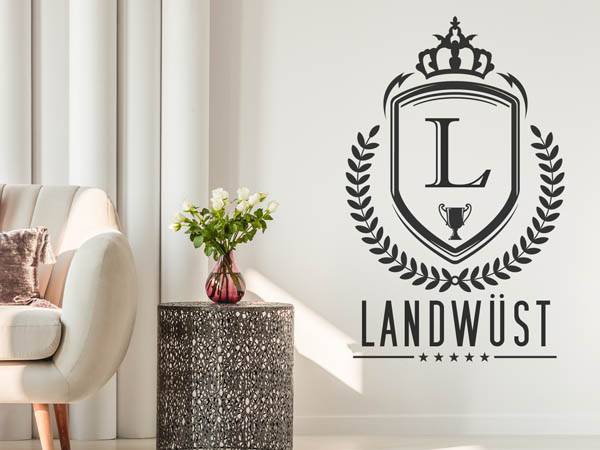 Wandtattoo Landwüst Wappen