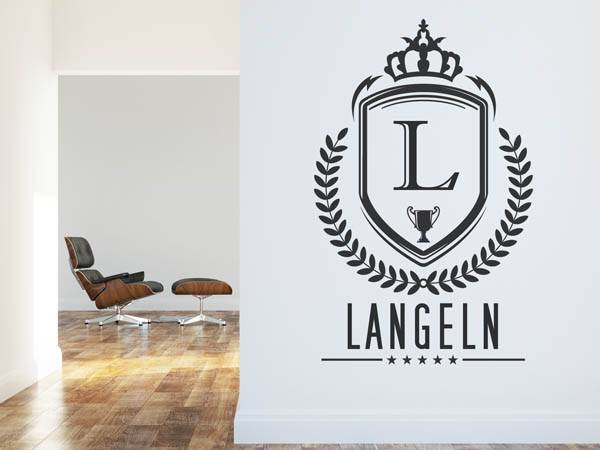 Wandtattoo Langeln Wappen