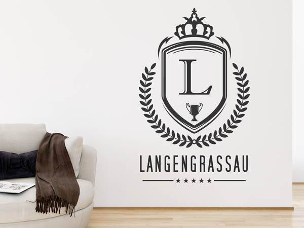 Wandtattoo Langengrassau Wappen