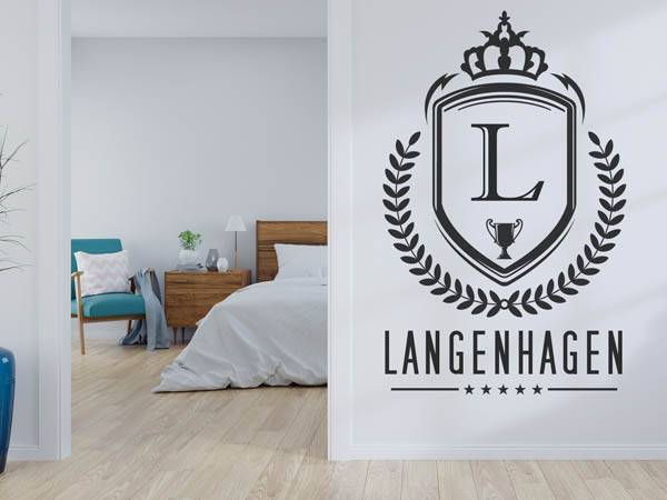 Wandtattoo Langenhagen Wappen
