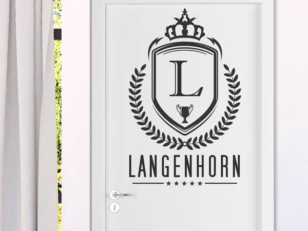 Wandtattoo Langenhorn Wappen