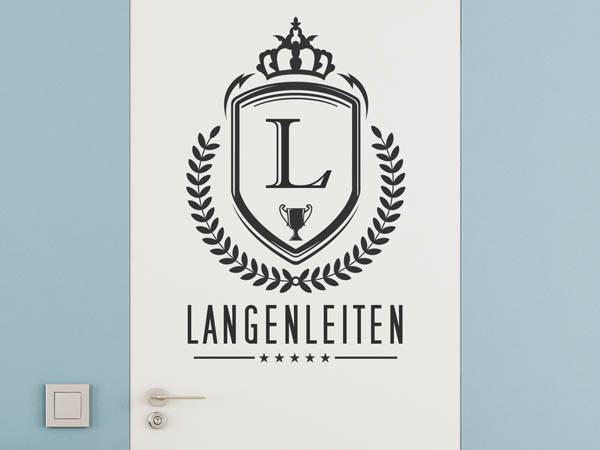 Wandtattoo Langenleiten Wappen