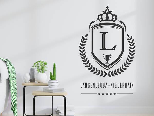 Wandtattoo Langenleuba-Niederhain Wappen