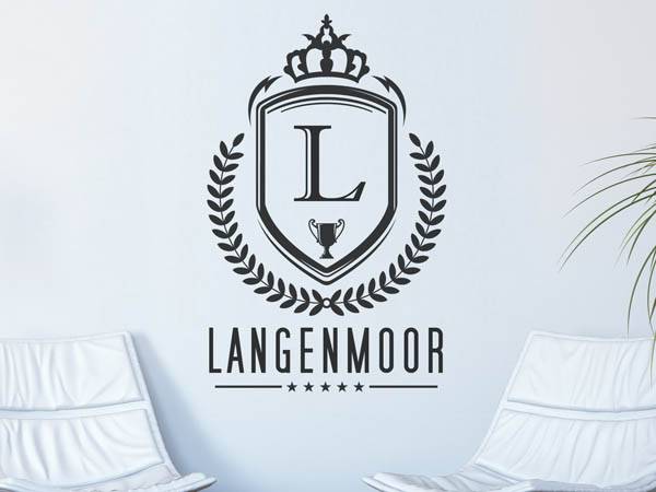 Wandtattoo Langenmoor Wappen