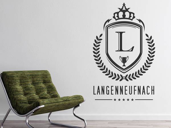 Wandtattoo Langenneufnach Wappen