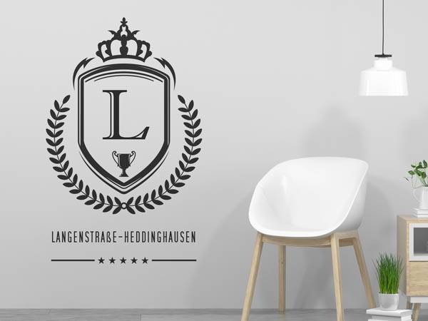 Wandtattoo Langenstraße-Heddinghausen Wappen