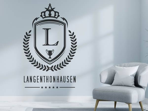 Wandtattoo Langenthonhausen Wappen