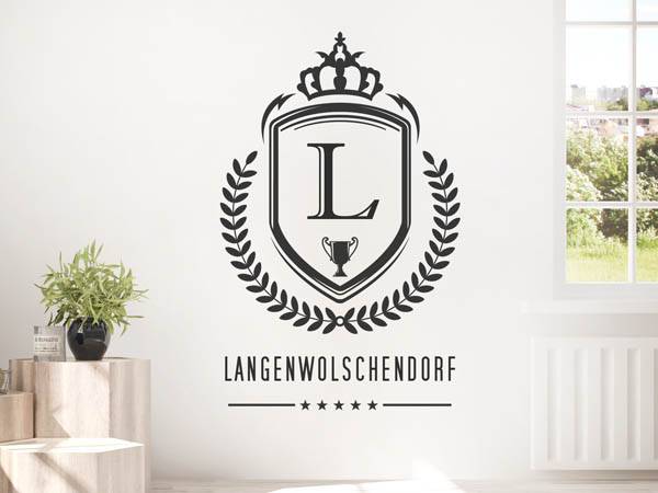 Wandtattoo Langenwolschendorf Wappen