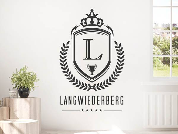 Wandtattoo Langwiederberg Wappen