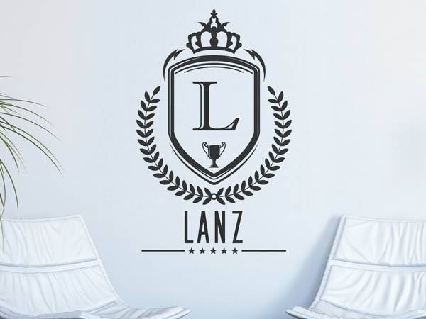 Wandtattoo Lanz Wappen