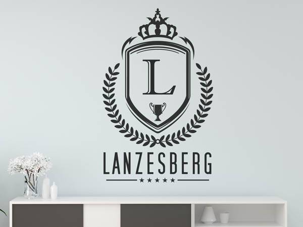 Wandtattoo Lanzesberg Wappen