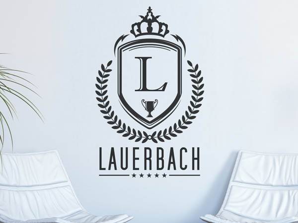 Wandtattoo Lauerbach Wappen