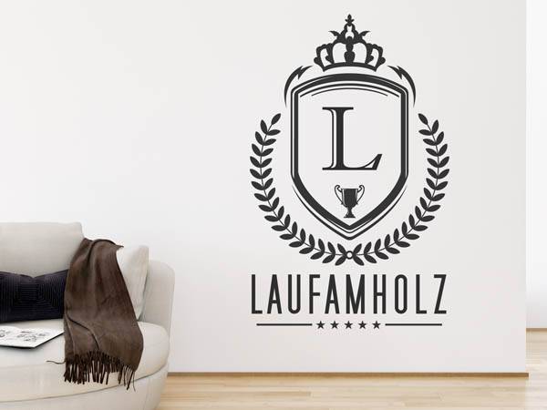 Wandtattoo Laufamholz Wappen