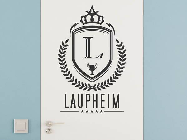 Wandtattoo Laupheim Wappen