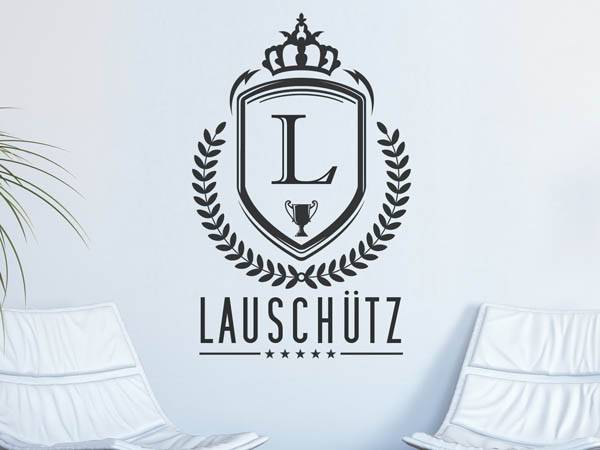 Wandtattoo Lauschütz Wappen