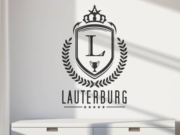 Wandtattoo Lauterburg Wappen