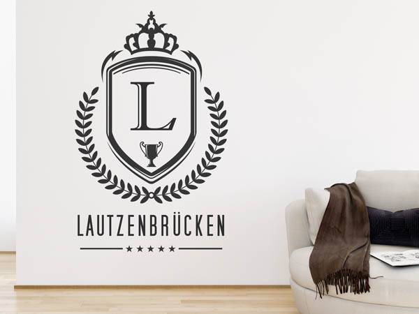 Wandtattoo Lautzenbrücken Wappen