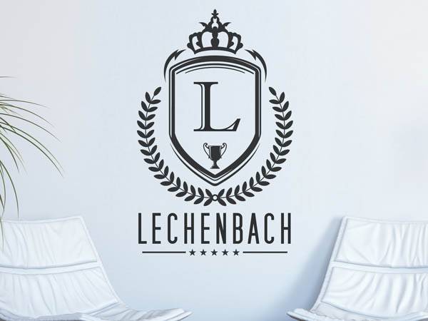 Wandtattoo Lechenbach Wappen
