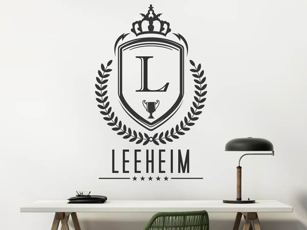 Wandtattoo Leeheim Wappen