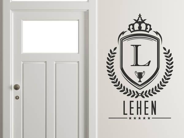 Wandtattoo Lehen Wappen