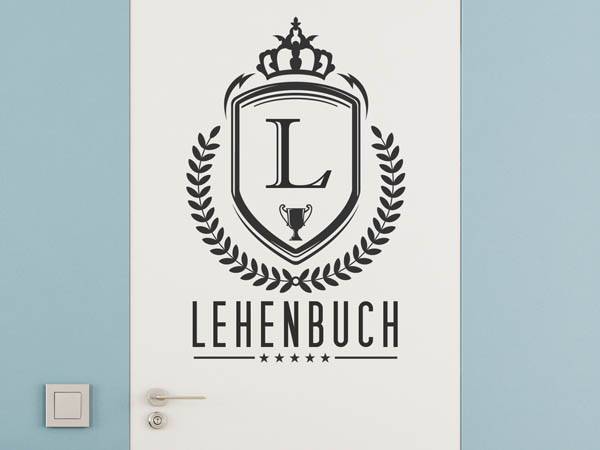 Wandtattoo Lehenbuch Wappen