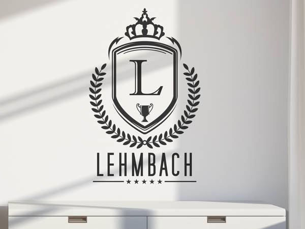 Wandtattoo Lehmbach Wappen