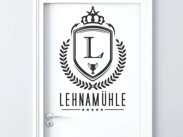 Wandtattoo Lehnamühle Wappen