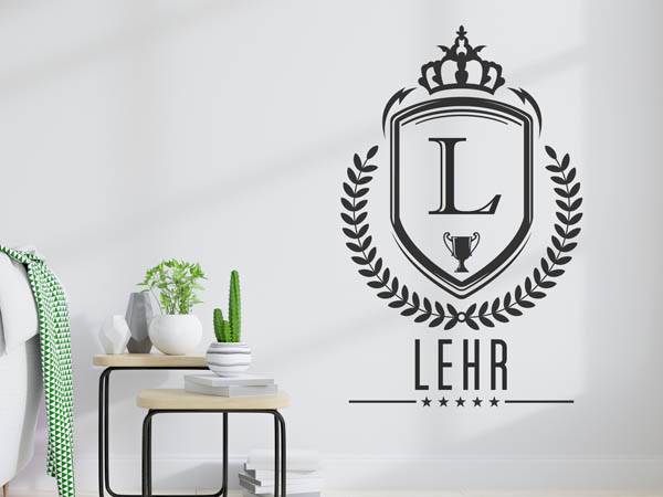 Wandtattoo Lehr Wappen