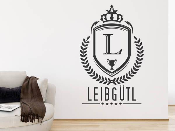 Wandtattoo Leibgütl Wappen