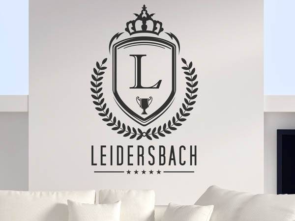 Wandtattoo Leidersbach Wappen