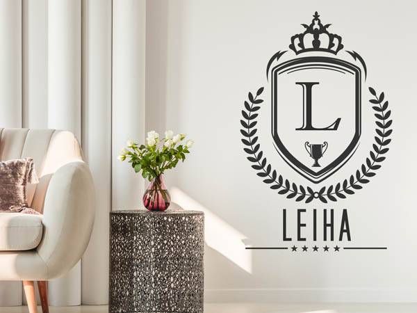 Wandtattoo Leiha Wappen