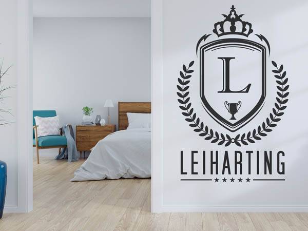 Wandtattoo Leiharting Wappen