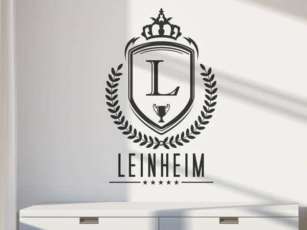 Wandtattoo Leinheim Wappen