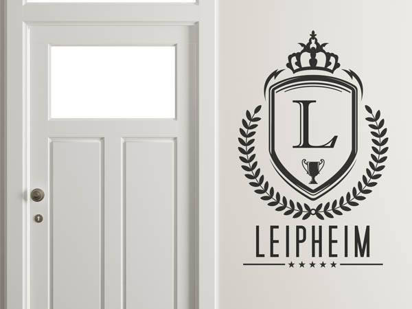 Wandtattoo Leipheim Wappen