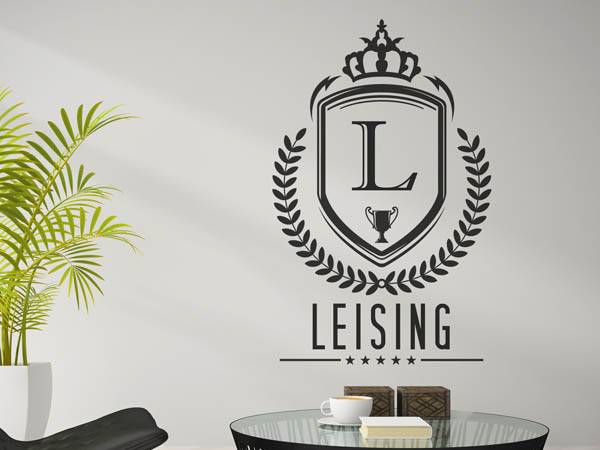 Wandtattoo Leising Wappen
