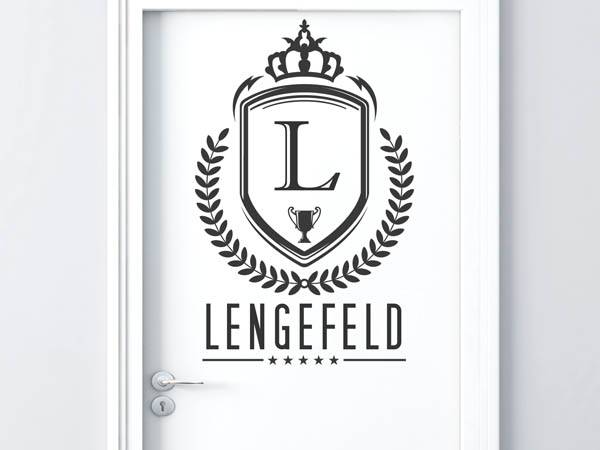 Wandtattoo Lengefeld Wappen