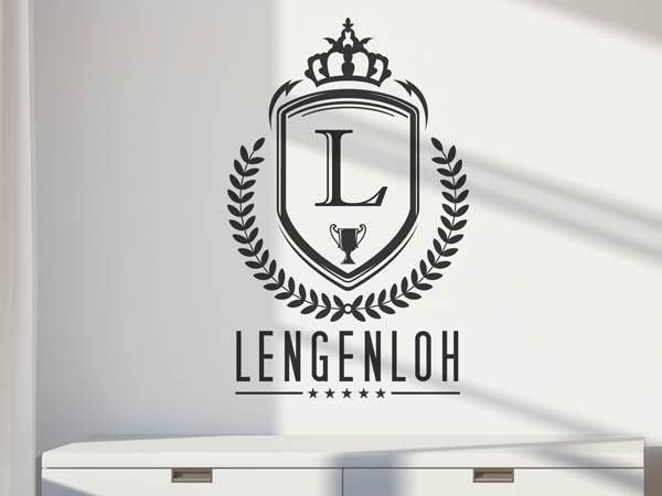 Wandtattoo Lengenloh Wappen