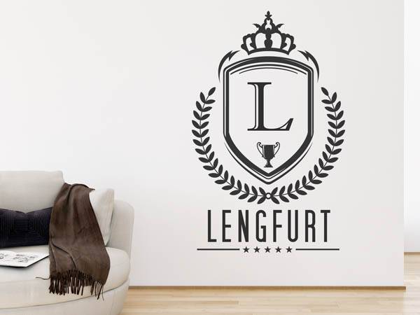 Wandtattoo Lengfurt Wappen