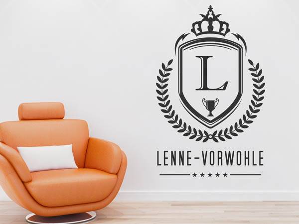 Wandtattoo Lenne-Vorwohle Wappen