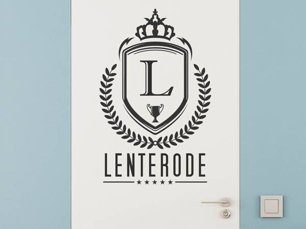 Wandtattoo Lenterode Wappen