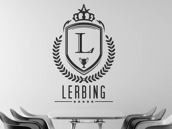 Wandtattoo Lerbing Wappen