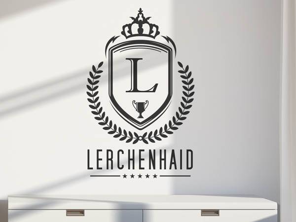 Wandtattoo Lerchenhaid Wappen