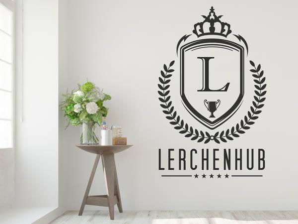 Wandtattoo Lerchenhub Wappen