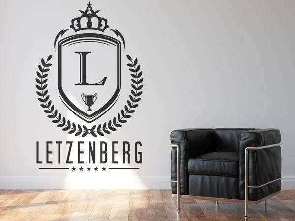 Wandtattoo Letzenberg Wappen