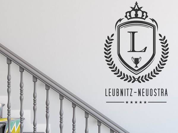 Wandtattoo Leubnitz-Neuostra Wappen