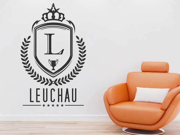 Wandtattoo Leuchau Wappen