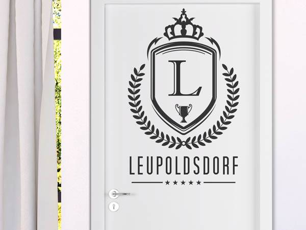 Wandtattoo Leupoldsdorf Wappen
